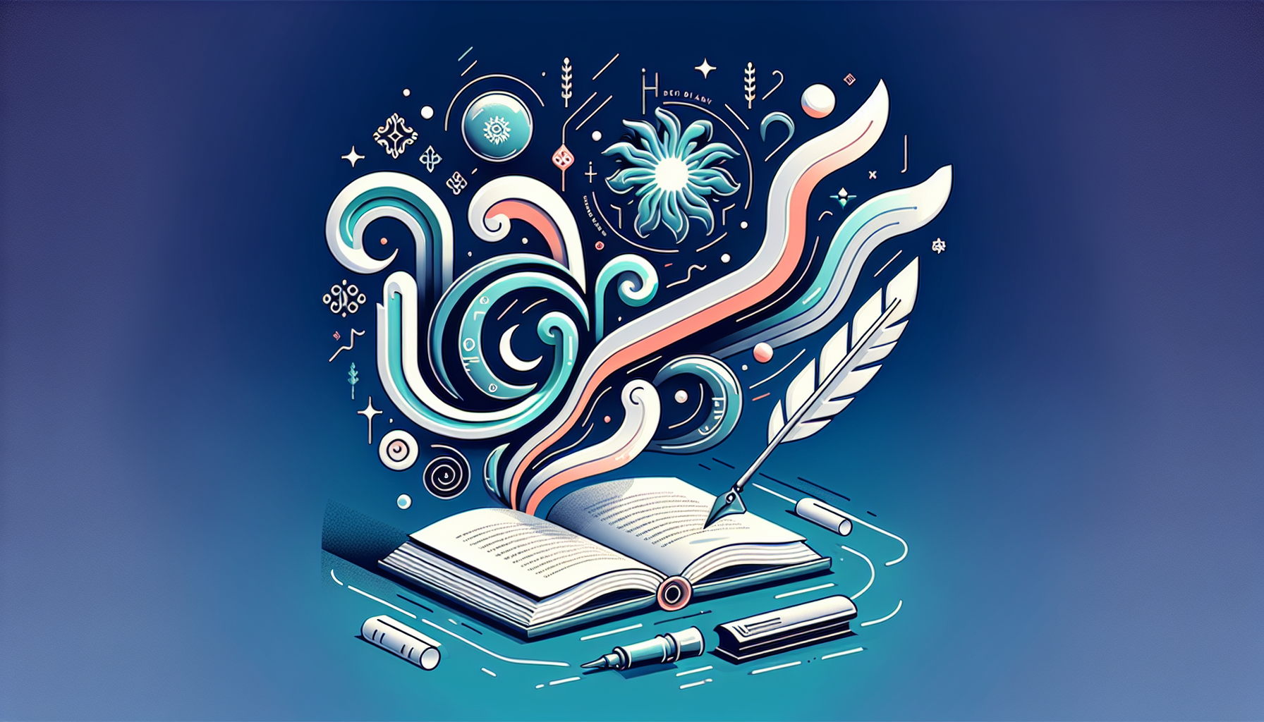 Create a professional, high-quality featured image for a blog article titled "6 Engaging Aşık Atışmaları: A Deep Dive into Turkish Poetry". The image should be clean, modern, and suitable for a professional e-commerce website. No text in the image.